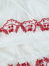 Load image into Gallery viewer, Women's Embroidered Shorts Summer New Elastic Waist With Pockets Lace-up Shorts Fashion Casual Female Shorts
