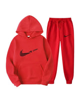 Load image into Gallery viewer, Men Tracksuit 2 Pieces Sets Hooded Sweatshirt +Drawstring Pants Male Hoodies Running Sportswear Men Women Autumn Sportwear
