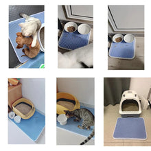 Load image into Gallery viewer, Cat Litter Mat With Gift Double Layer Waterproof Pet Litter Box Mat Non-slip Sand Cat Pad Washable Bed Mat Clean Pad Products
