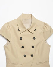 Load image into Gallery viewer, Women's Jacket 2026 New Fashion Double-Breasted Short-Sleeve Slim Jacket for Women Summer Ladies Outerwear Casaul Chic Women Top
