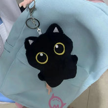 Load image into Gallery viewer, Cute plush toy of a black cat, suitable for decoration and also a great gift option.
