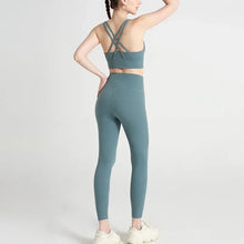 Load image into Gallery viewer, Women's Yoga Set Workout Set 2 Piece High Waist Yoga Leggings Sports Bra Gym Suit Activewear Sports Fitness Set Sports Suit
