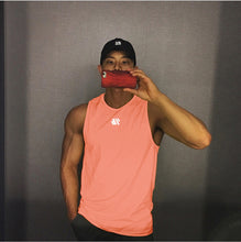Load image into Gallery viewer, Mens Workout Tank Tops Mash Fabric Quick Dry Muscle Sleeveless Shirts Cut Off Slim Fit  Bodybuilding Gym Tees Singlet
