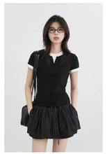 Load image into Gallery viewer, Color Contrast Patchwork Sport Tee
