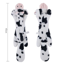 Load image into Gallery viewer, Funny Simulated Animal No Stuffing Dog Toy with Squeakers Durable Stuffingless Plush Squeaky Dog Chew Toy Crinkle Pet Squeak Toy
