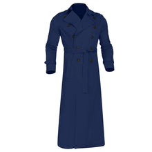 Load image into Gallery viewer, Men’s Luxury Full-Length Trench Coat – England Style Business Overcoat
