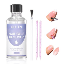 Load image into Gallery viewer, Nail Glue Remover 40ML for Press on Nails False Tips Non Acetone Gentle Nail Care Remover Supplies Solution Manicure Supply

