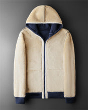 Load image into Gallery viewer, Winter Fleece Hooded Zip Jacket
