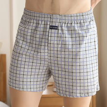 Load image into Gallery viewer, 100% Cotton Men Pajama Shorts Summer Solid Elastic Waist Short Pants Casual Breathable 3D Crotch Bottoms Sleepwear pijama hombre
