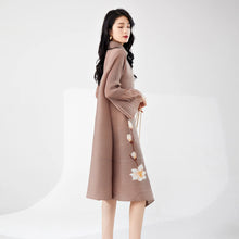 Load image into Gallery viewer, Elegant Pleated Loose Maxi Dress
