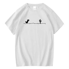 Load image into Gallery viewer, Men's T-shirts Printed Dinosaur Cactus Funny Tops Summer Cotton T-shirt for Men Casual O-Neck Tee Shirts Streetwear Basic Top
