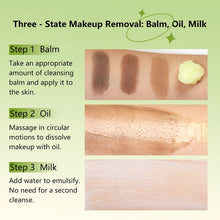 Load image into Gallery viewer, Makeup remover cream deeply cleanses the face, eyes, and lips with a gentle and non irritating makeup remover oil
