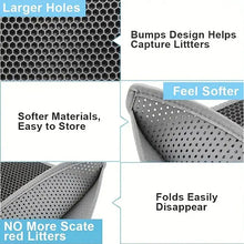 Load image into Gallery viewer, Pet Cat Litter Mat Waterproof Double Layer Cat Litter Trapping Pet Litter Box Mat Clean Pad Products For Cats Accessories
