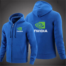 Load image into Gallery viewer, Zippered Printed Slim Hoodie
