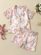 Load image into Gallery viewer, Striped Button Pajama Set
