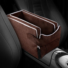 Load image into Gallery viewer, Car Center Console Pet Bed Mat   Fiber Pet Safety Seat  Essential for Cat &amp; Do Travel  Small pet car carrierNon-slip pet car s
