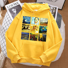 Load image into Gallery viewer, Art Print Slim Fleece Hoodie
