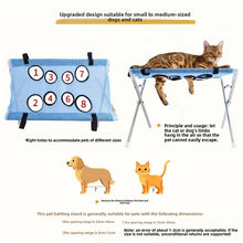 Load image into Gallery viewer, Pet Grooming Bed Portable Detachable Pet Bath Hammockstand Soft Breathable Mesh Support Rack Pet Drying For Cats And Small Dogs
