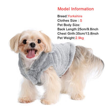 Load image into Gallery viewer, Cozy Fleece Pet Hoodie Coat

