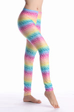 Load image into Gallery viewer, Women Leggings High Waist Cartoon Comic Beauty Print Trousers Soft Female Casual Elastic Pant

