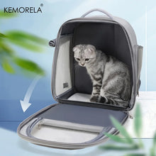Load image into Gallery viewer, Large Capacity Breathable Mesh Portable Foldable Pet Carrier Backpack for Dog and Cat Outdoor Travel Camping Hiking Supplies
