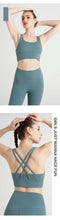 Load image into Gallery viewer, New Summer Sexy Sports Bras Women Fitness Vest Sports Top Cross Back Yoga Bra Running Fitness Breathable Shockproof Yoga Bra
