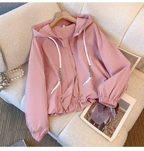 Load image into Gallery viewer, Hooded Casual Zipper Workwear Jacket
