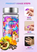 Load image into Gallery viewer, 40pcs Mix Hair Vitamin Capsules Repairing Maltreated Frizzy Hair Silky Moisturizing Hair Oil Smoothing Nourishing Hair Care
