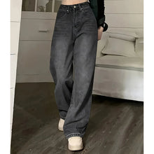 Load image into Gallery viewer, Loose High Waist Wide Jeans
