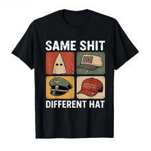 Load image into Gallery viewer, Same Shit Different Hat Funny Quote Hat Printed T-shirt for Women T Shirts Short Sleeve Round Neck Tops Casual Clothing
