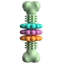 Load image into Gallery viewer, Dog Teething Toy Chew Stick Bite Resistant Fun Leak Proof Food Toy Pet Teether Cleaner Stick
