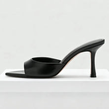 Load image into Gallery viewer, Sexy Brand High Heels Slides Female Slippers New Summer Open Toe Sandals Female Concise Mature Designer Banquet Party Shoe Woman
