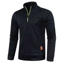Load image into Gallery viewer, Men Sweatshirts Spring Autumn Pullover Half Zipper Pullover for Male Hoody Outdoor Sweatshit Solid Color Stand Collar
