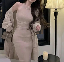 Load image into Gallery viewer, Sleek Sleeveless Summer Bodycon Dress
