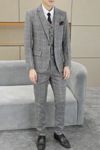 Load image into Gallery viewer, Three Piece Wedding Business Suit
