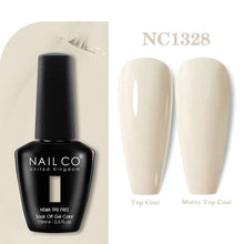 Load image into Gallery viewer, NAILCO 333 Colors Gel Nail Polish Semi Permanent Varnishes Nails Art Design Hybrid Soak Off Top Base Coat UV Gel Manicure 15ml

