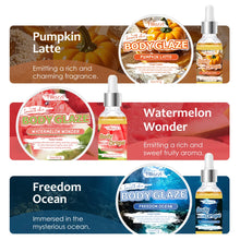 Load image into Gallery viewer, Body Glaze &amp; Body Oil Combination Various Flavors Non-greasy Hydrating and Moisturizing Body Lotion Massage
