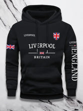 Load image into Gallery viewer, Britain Print Casual Pullover Hoodie

