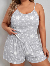 Load image into Gallery viewer, Star Print Crop Pajama Set
