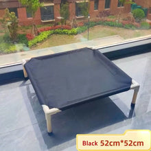 Load image into Gallery viewer, Pet Camping Bed Elevated Bed for Dogs Folding Puppy Camping Bed Cat House Portable Removable Washable Puppy Beds Dog Hammock
