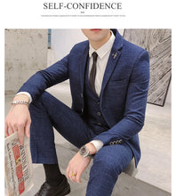 Load image into Gallery viewer, Refined Slim Wedding Suit Set
