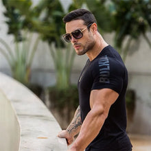 Load image into Gallery viewer, 2023 New gym shirt Men Compression T-shirt men Shirts Skinny Tee Shirt Male Gyms Running T-shirt Fitness Sports men's t-shirts
