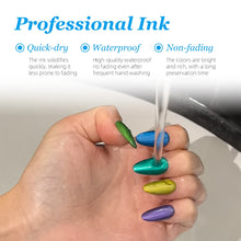 Load image into Gallery viewer, Nail Art Markers Customised Specialised Needle Tube Nail Art Pens Hand-Drawn Outline Pen Acrylic Paint Pen Set Acrylic Paintbrus
