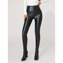 Load image into Gallery viewer, Trendy New Women's Leggings High Waisted Tight and Sexy Faux Leather Pants Colorful Yoga Pants for Women
