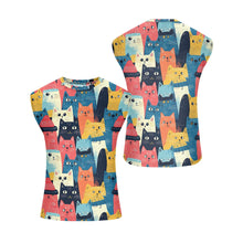 Load image into Gallery viewer, Black Bats Cute Cats Kitty Men Tank Top Gym To Street Sleeveless Bold Color Breathable Training Fit Vest Muscle Fitness Clothing
