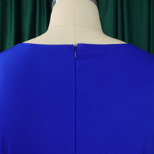 Load image into Gallery viewer, Elegant O-Neck Sheath Midi Dress
