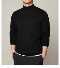 Load image into Gallery viewer, Mock Neck Slim Knit Sweater
