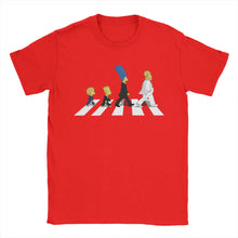 Load image into Gallery viewer, Simpson T Shirts Men's  100% Cotton Vintage T-Shirts O Neck  Tee Shirt Short Sleeve Clothes 6XL
