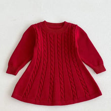 Load image into Gallery viewer, Knitted Princess Party Girls Dress
