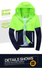 Load image into Gallery viewer, Slim Hooded Patchwork Jacket
